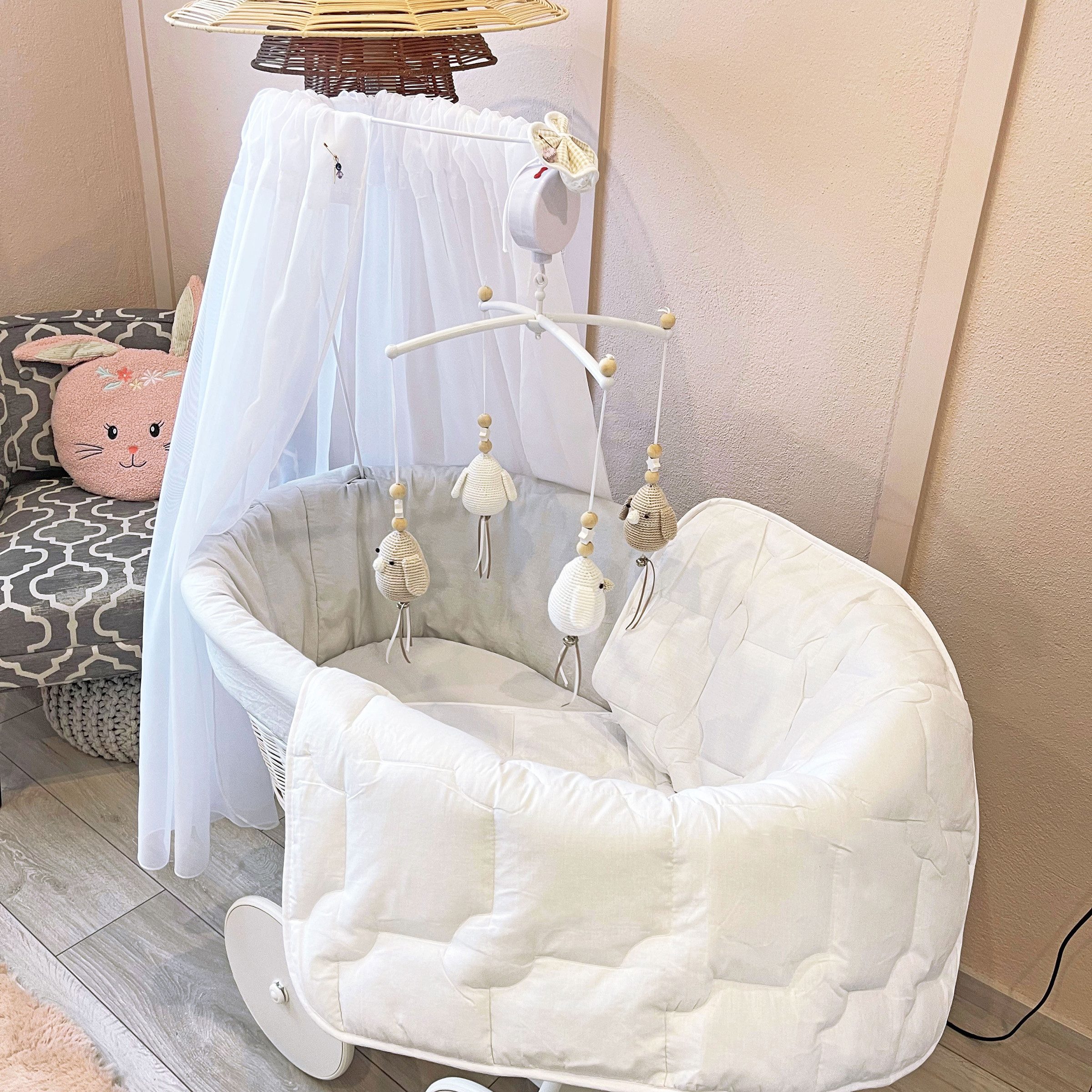 ZOLLNER Kinderbettdecke, Füllung: 100% Polyester, 80 x 80 cm, 100% Polyester, vom Hotelwäschespezialisten