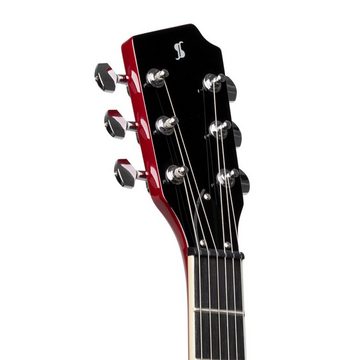 Stagg E-Gitarre SVY DC TCH E-Gitarre, Silveray Serie, DC Modell, mit massivem Mahag...