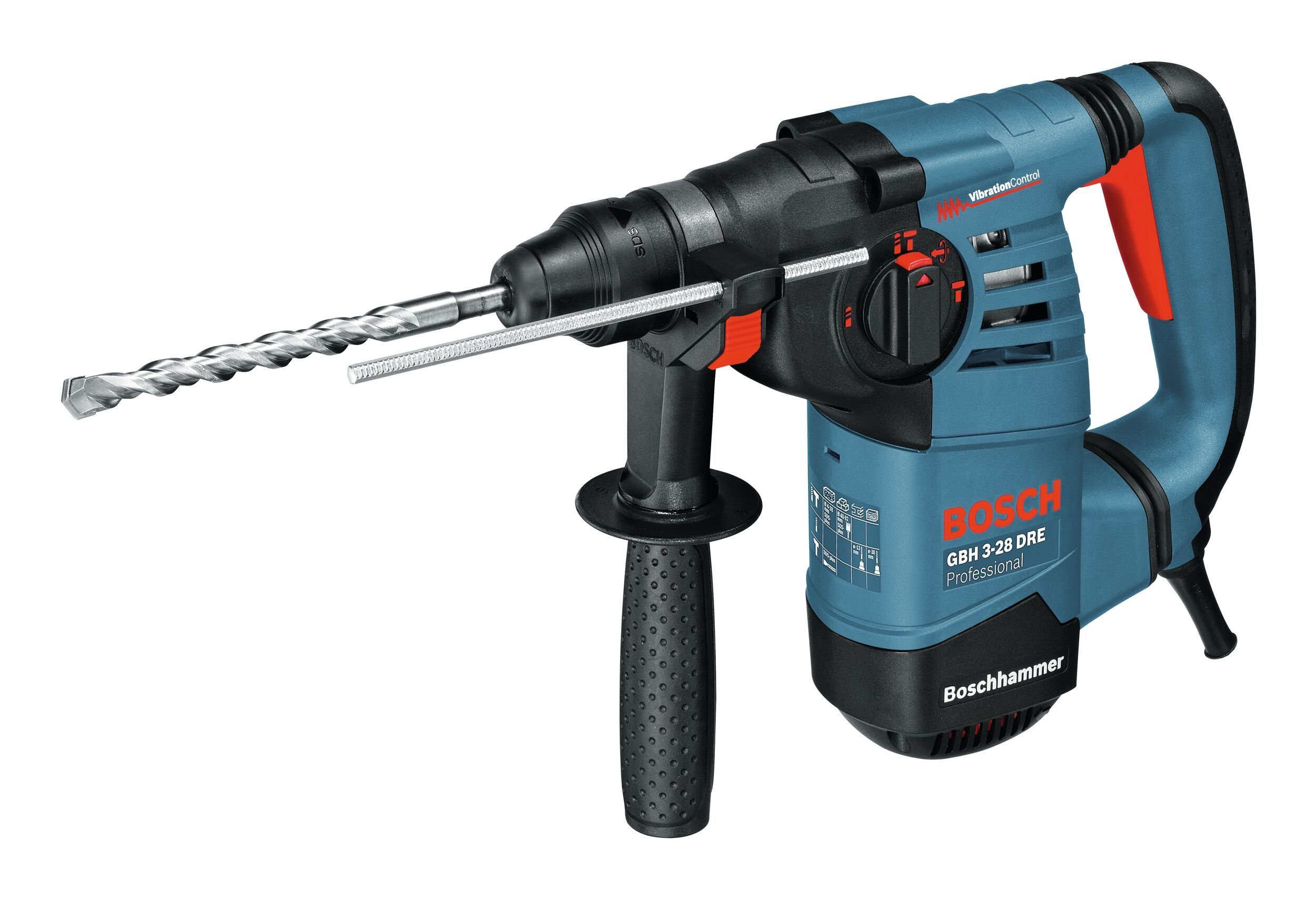 Bosch Professional Bohrhammer 3-28 230 DRE, GBH V, plus im - SDS Handwerkerkoffer Mit