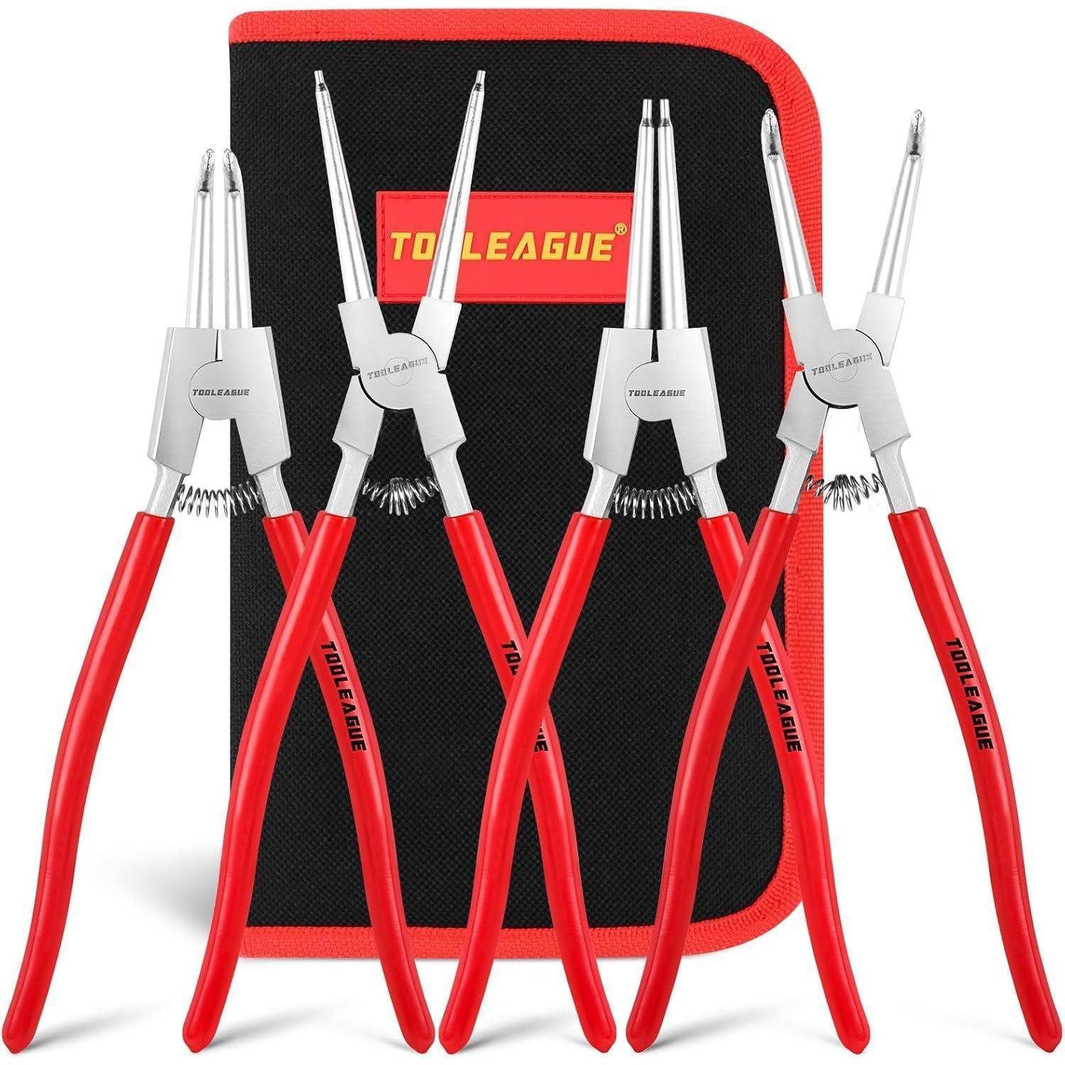 LuxusKollektion Sicherungsringzange Sprengringzangen-Set 4-tlg. 33cm innen/außen