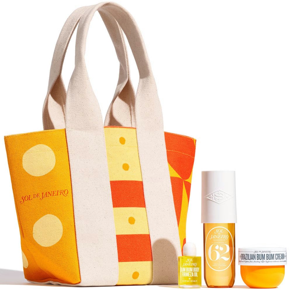 Sol de Janeiro Pflege-Geschenkset Sol de Janeiro – The Sol Tote Body Essentials – Pflegeset im Beutel, Bietet luxuriöse Körperpflege in einem stylischen Beutel.