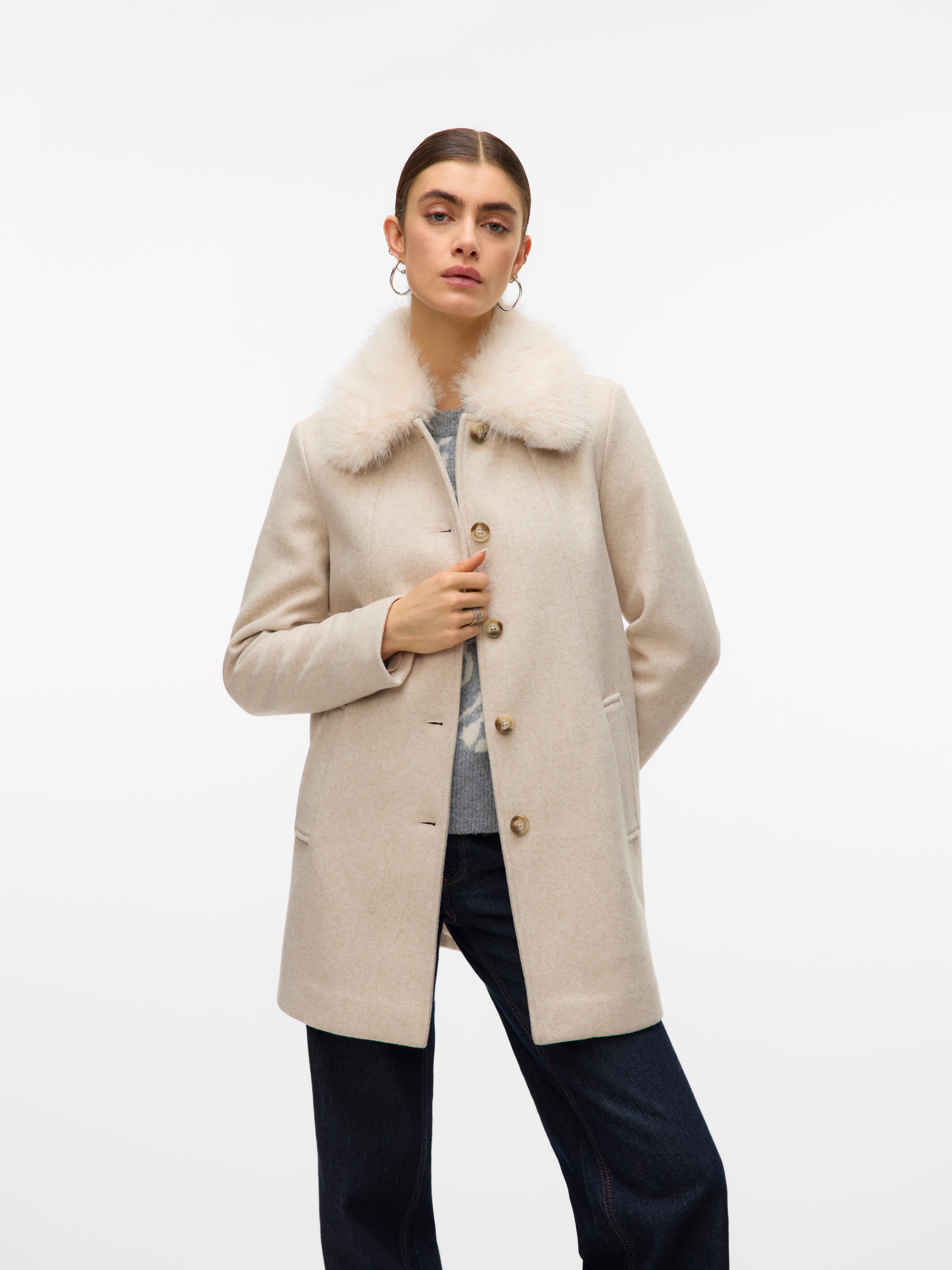 Vero Moda Langjacke VMAUTUMN COZY JACKET GA BOO