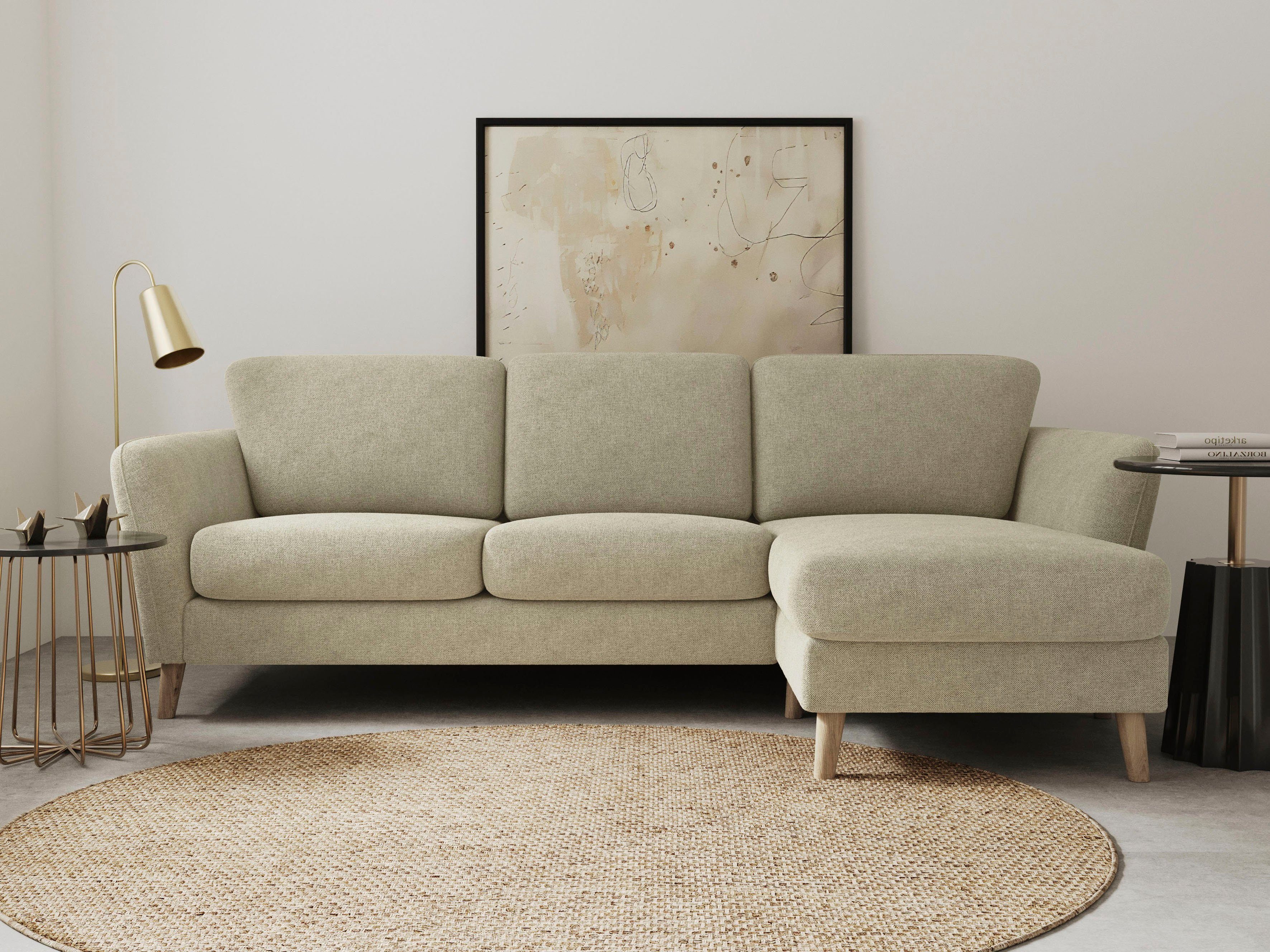 Home affaire Ecksofa MARSEILLE (242/152cm),L-Form, Rec. günstig online kaufen
