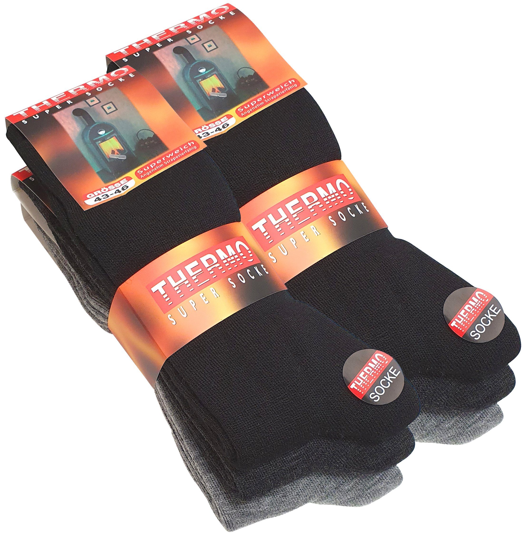 Cotton Prime® Socken (6-Paar) mit wärmenden Frottee günstig online kaufen