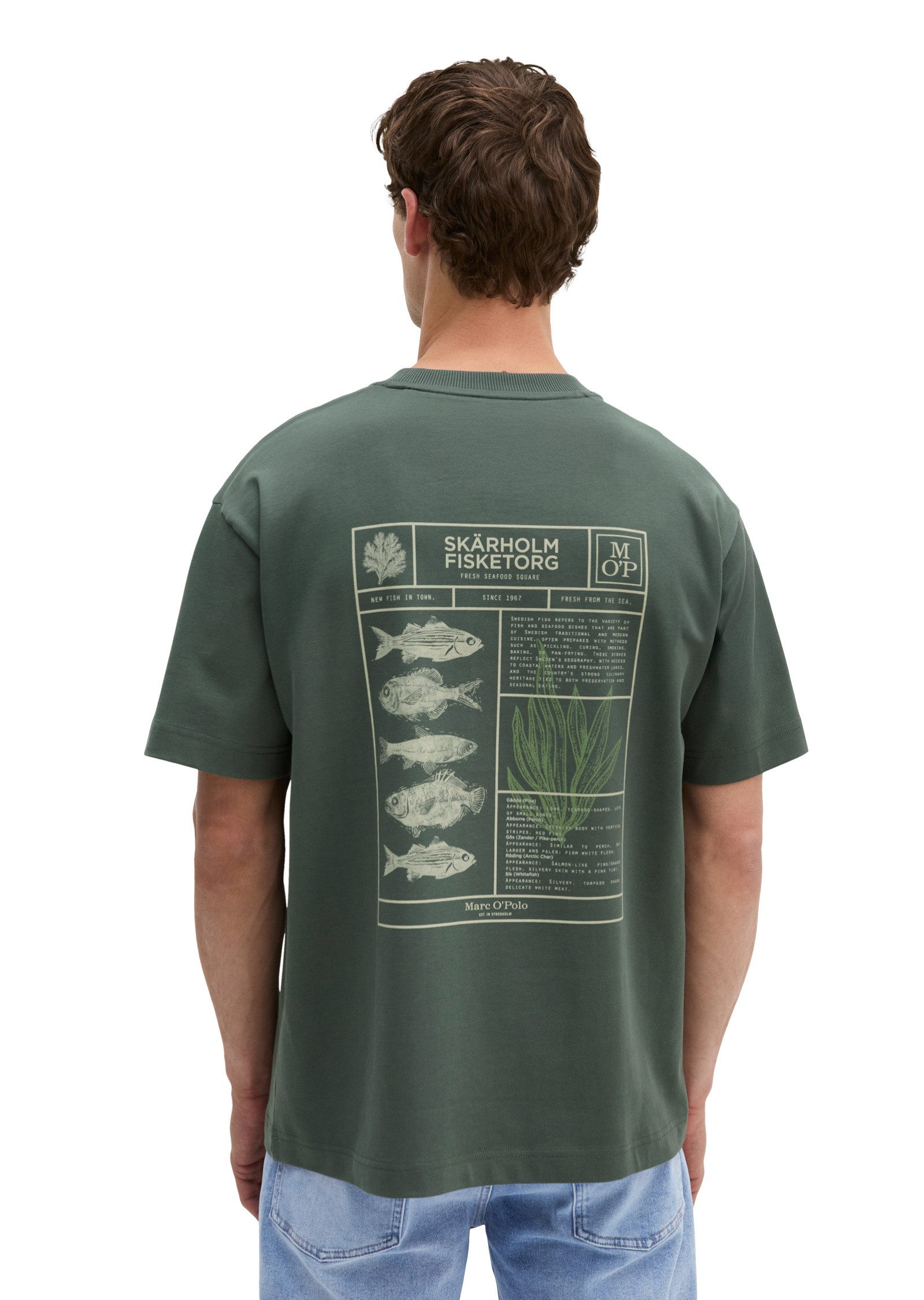 Marc O'Polo T-Shirt mit maritimer Rückenprint