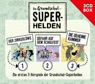 Universal Music GmbH Hörspiel Die Grundschul-Superhelden 3-CD-Box Vol. 1
