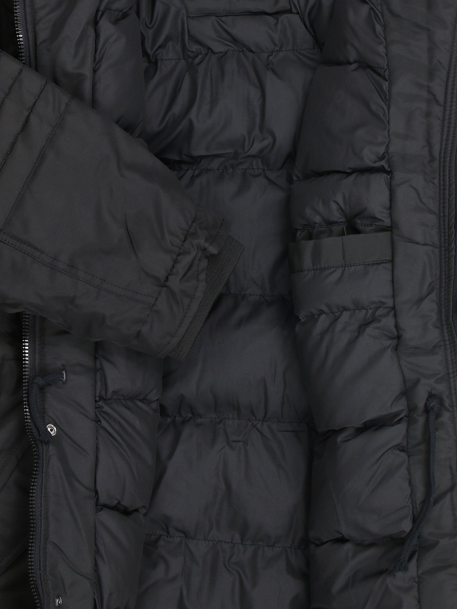 mit Kapuze schwarz Jacke gefütterterter abnehmbarer Übergrößen & Winterjacke Lavecchia LV-700
