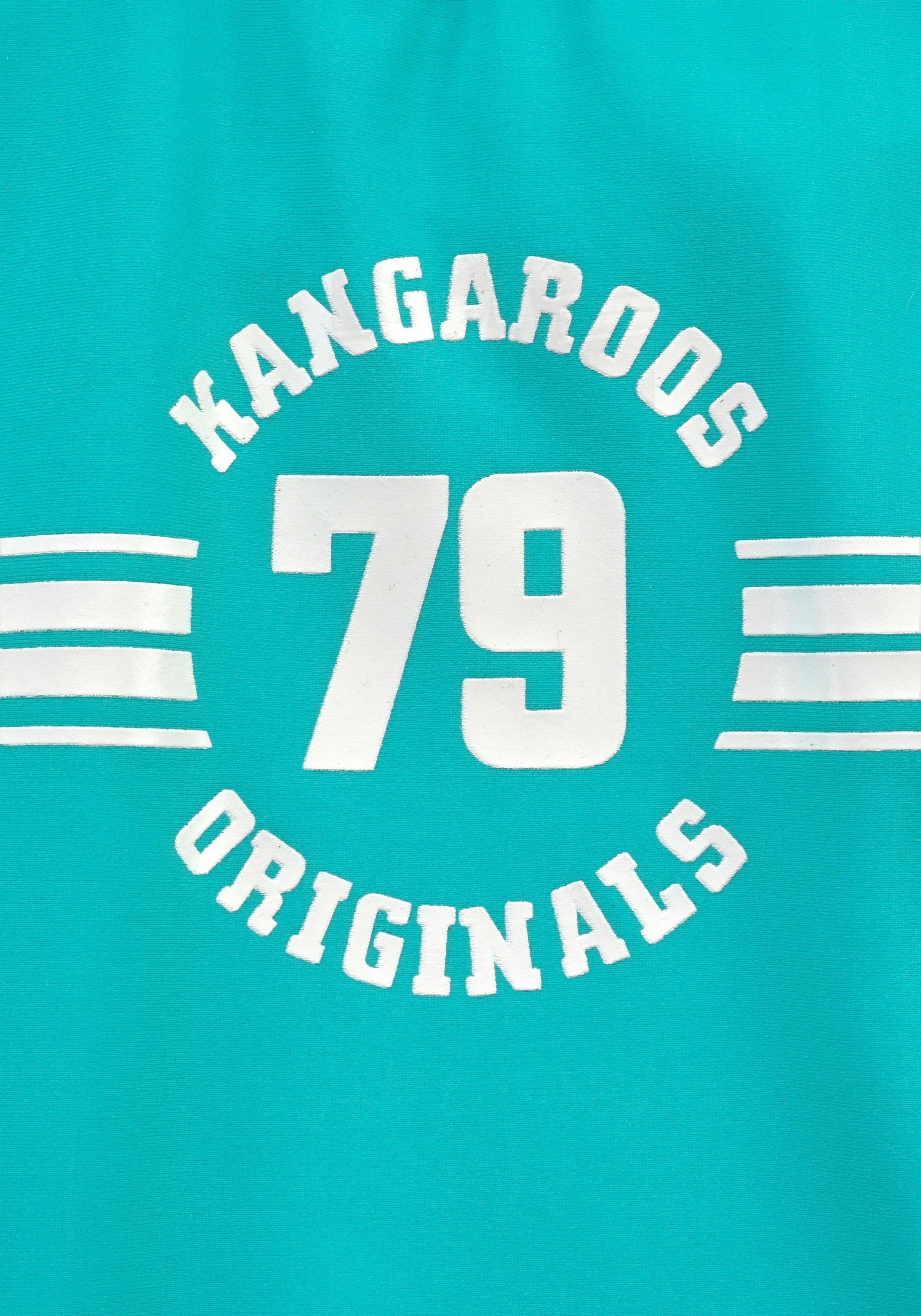 KangaROOS mit Sporty Badeanzug sportlichem türkis Frontdruck