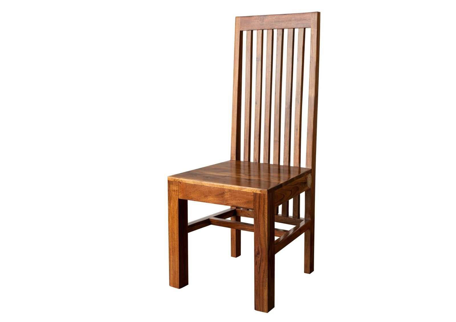 Massivmoebel24 Holzstuhl OXFORD, Stuhl Akazie 45x46x110 honig lackiert OXFORD #25