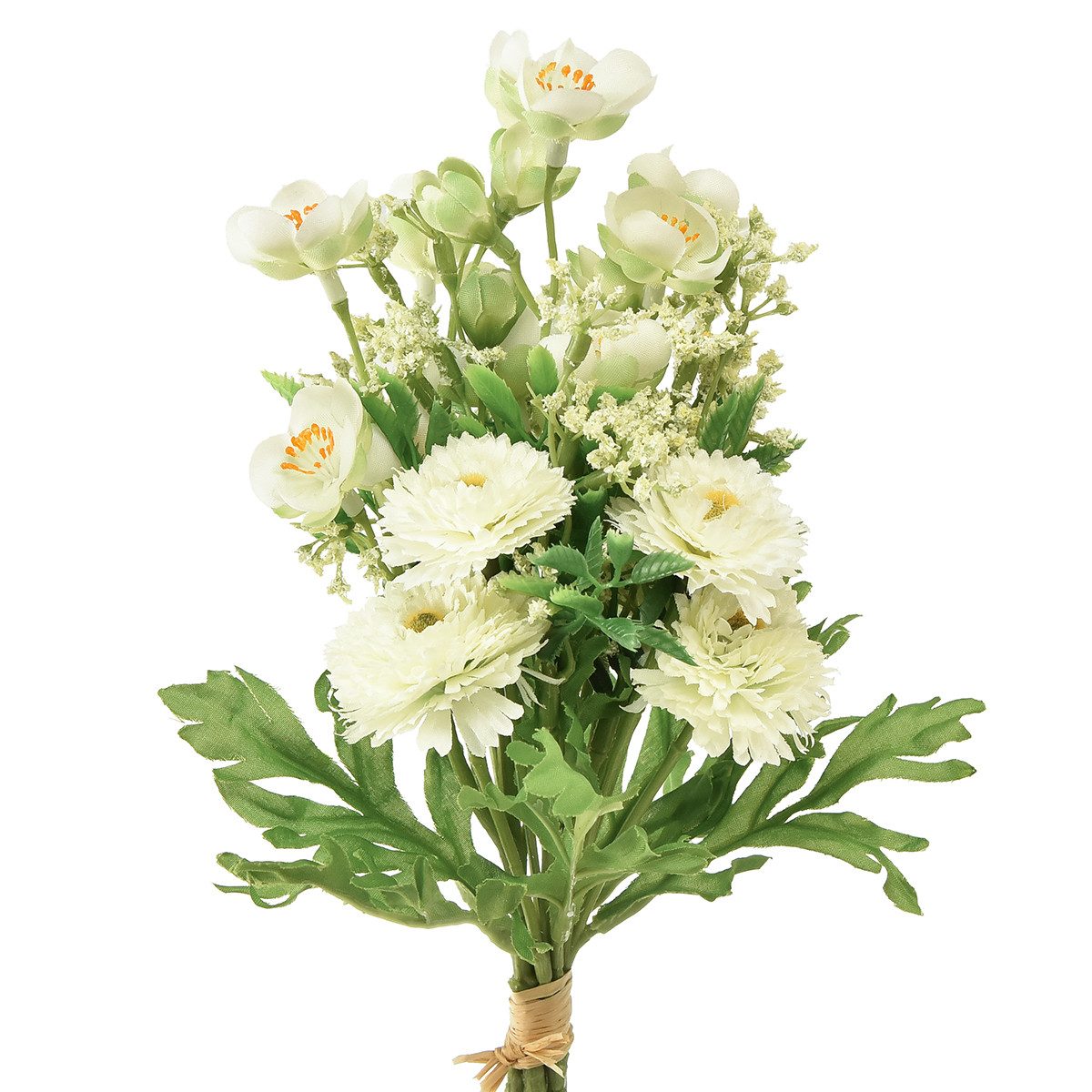 Kunstblumenstrauß Künstliche Blumenjasmin Bellis Dekoration für Tisch und Vase, Florists Products, Höhe 12 cm