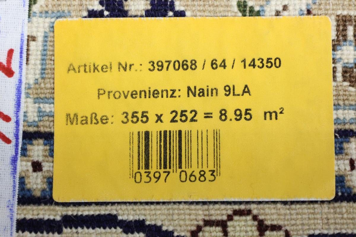 / Höhe: 253x354 Orientteppich 8 Perserteppich, 9La Nain mm Orientteppich rechteckig, Nain Handgeknüpfter Trading,