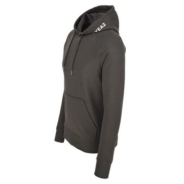 YEAZ Hoodie CUSHER hoodie smoke grey (unisex) (1-tlg) CUSHER Unisex Hoodie aus hochwertigem veganen Material-Mix