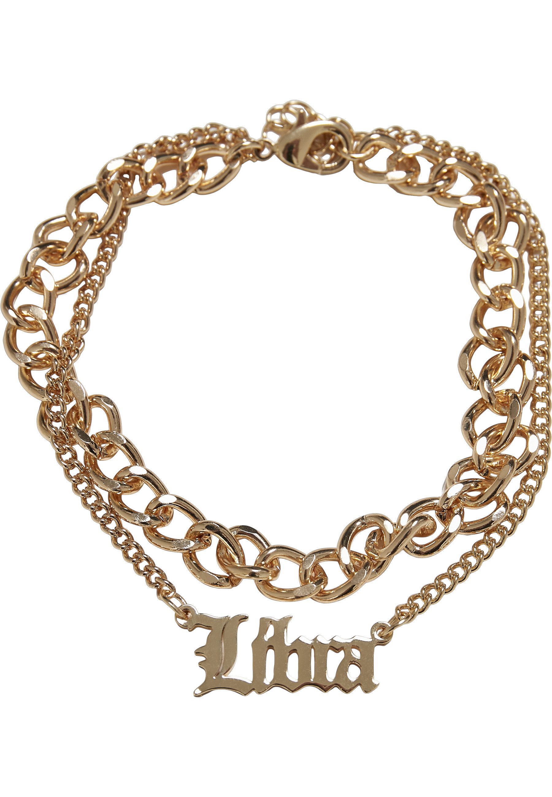 URBAN CLASSICS Fußkette Urban Classics Unisex Zodiac Golden Anklet