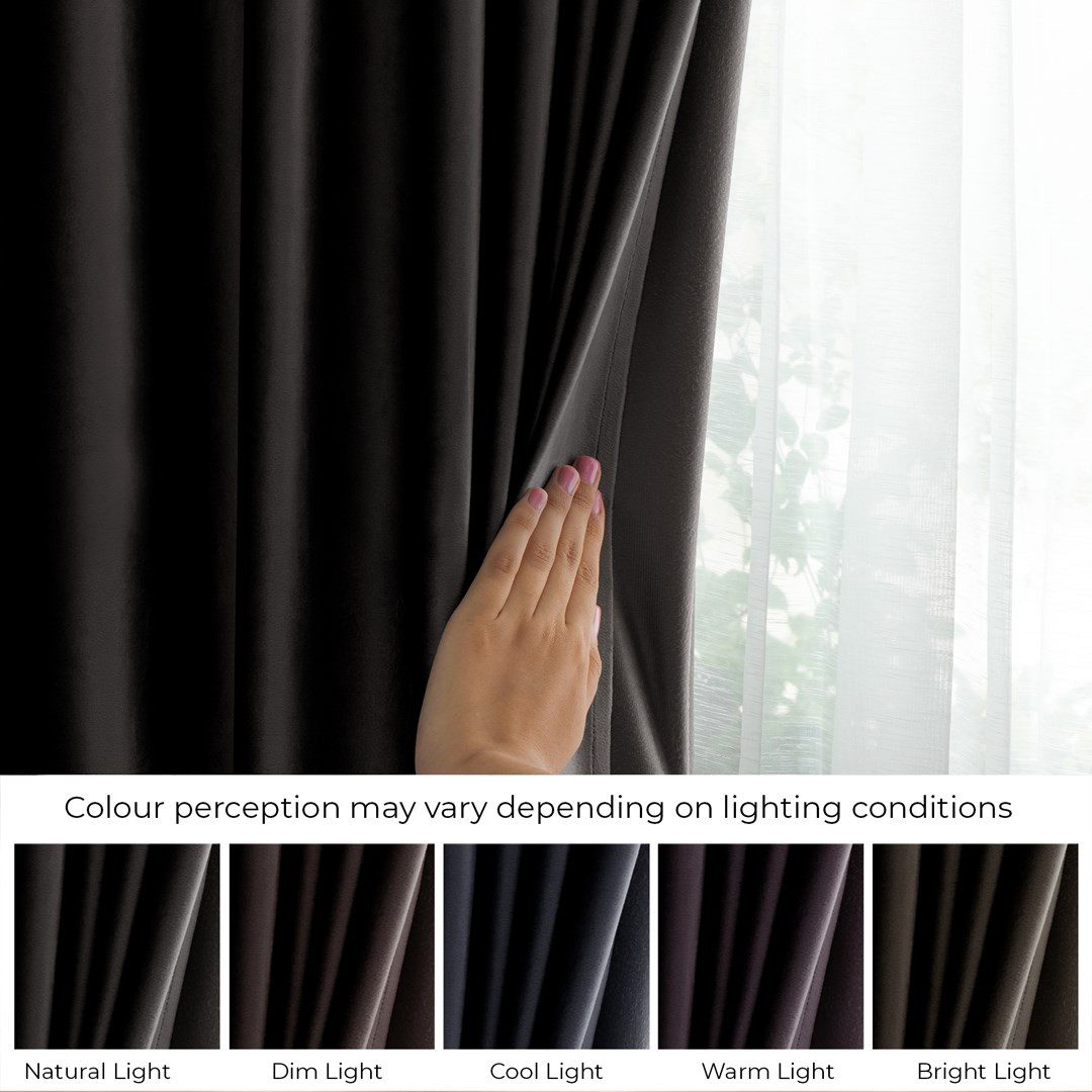 AmeliaHome Gardine Gardine Kräuselband Vorhang VerdunkelndSamt Textil Multi günstig online kaufen