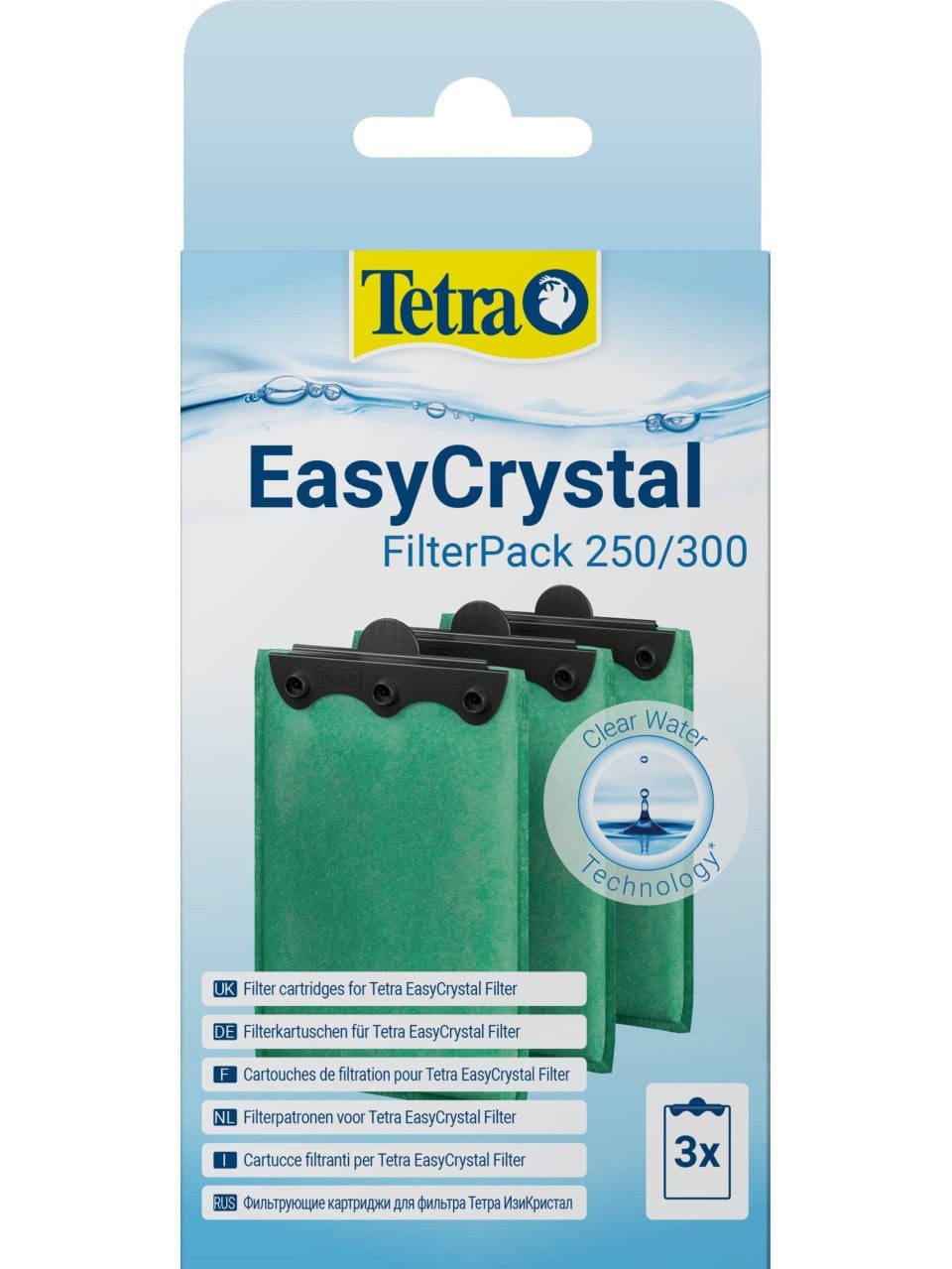Tetra Aquariumfilter Tetra Filterkatusche EasyCrystal 250 300 Inhalt: 3