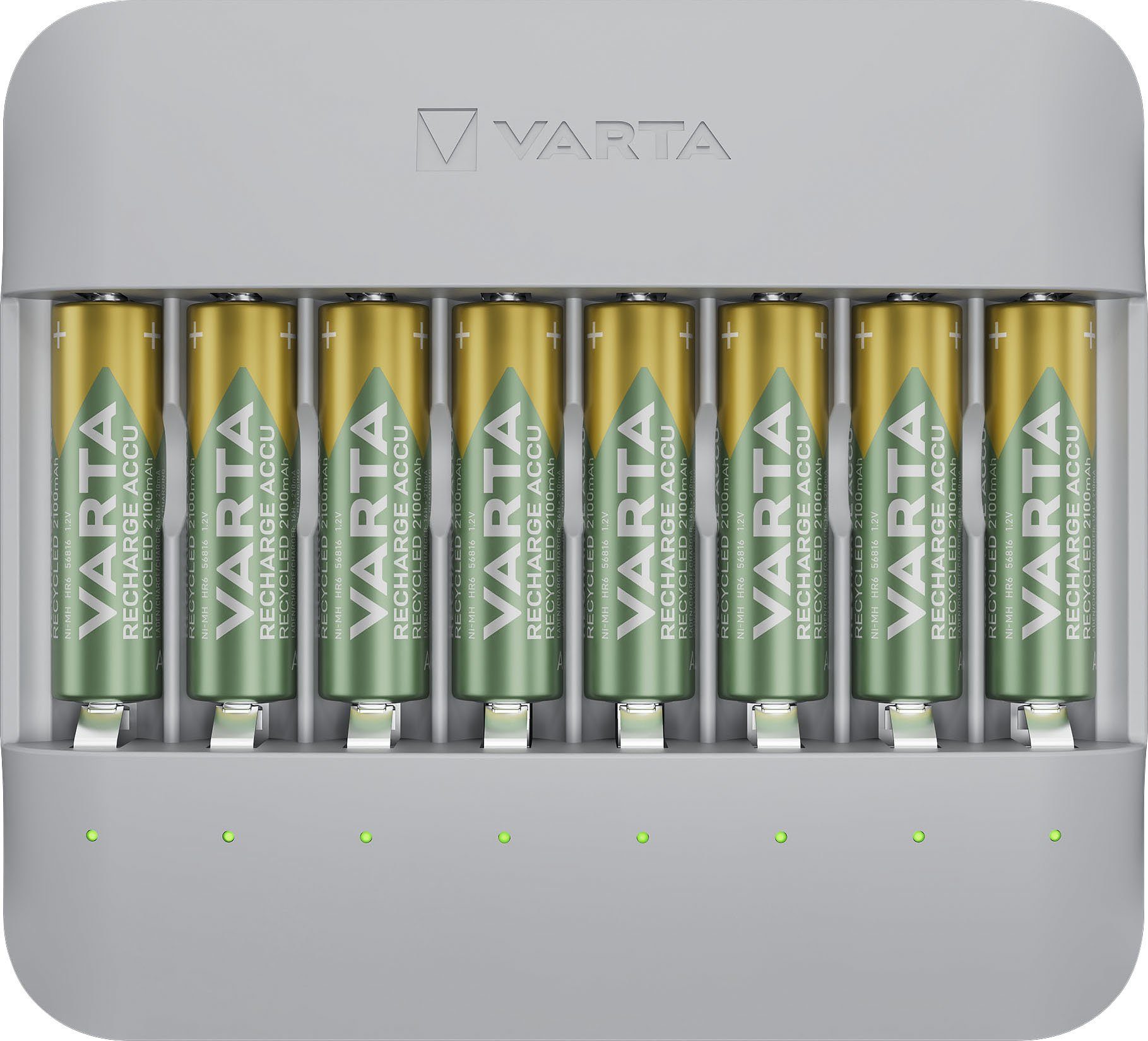 VARTA Eco Charger Multi Recycled Batterie-Ladegerät (2000 mA)