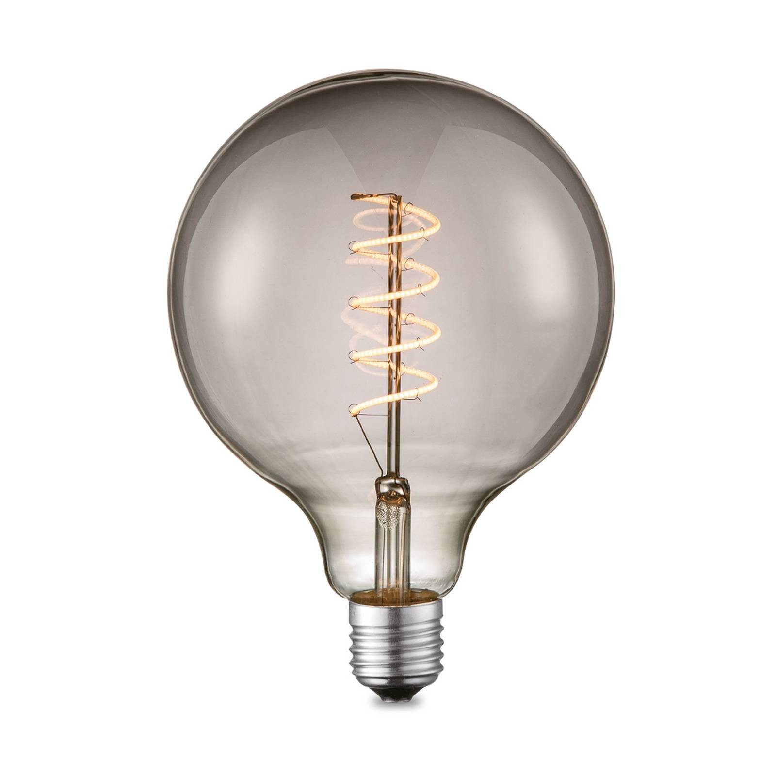 Lucande LED-Leuchtmittel E27 G125 LED 4W, E27, warmweiß
