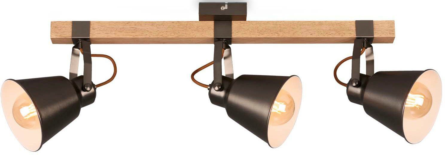 Deckenspots Leuchten 2406034 Warmweiß, Deckenlampe antik-grau, TALLE, Leuchtmittel, ohne Briloner E27,