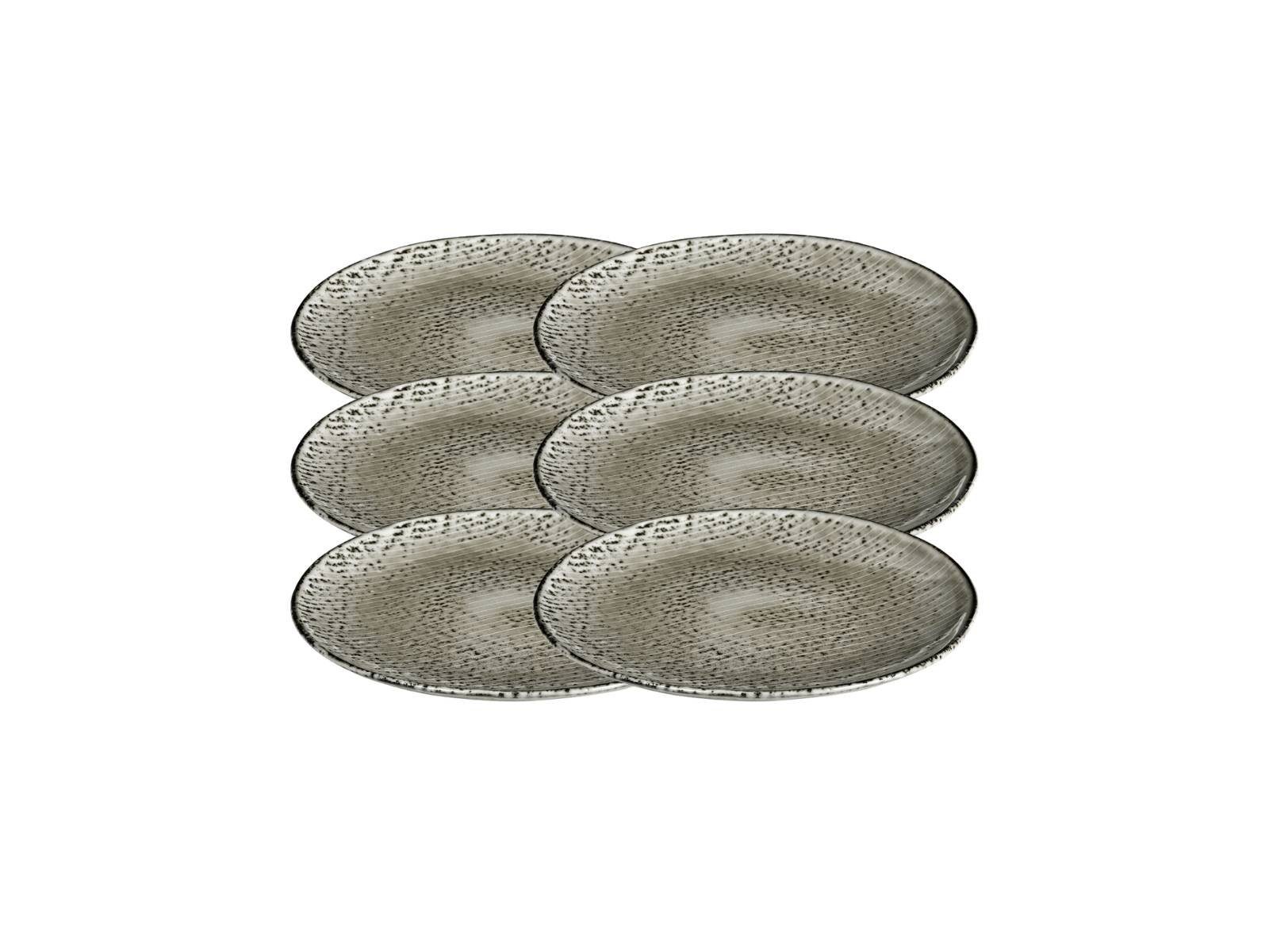 Broste Copenhagen Тарелки-Set NORDIC SEA Speiseteller 26 cm Set6, Steinzeug