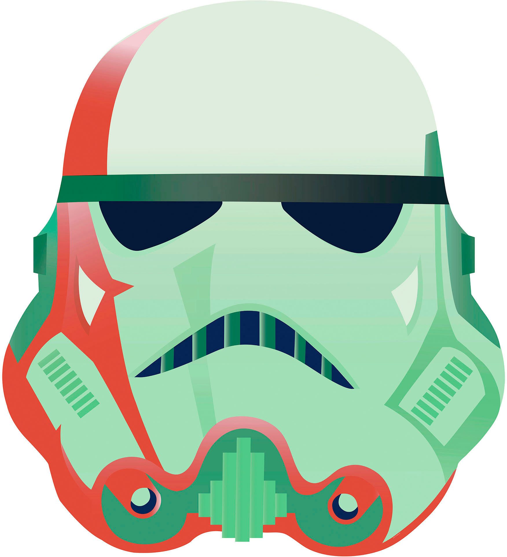 Komar Wandtattoo Star Wars One of us! - Größe 125 x 125 cm (1 St), Künstler: Komar, rund und selbstklebend