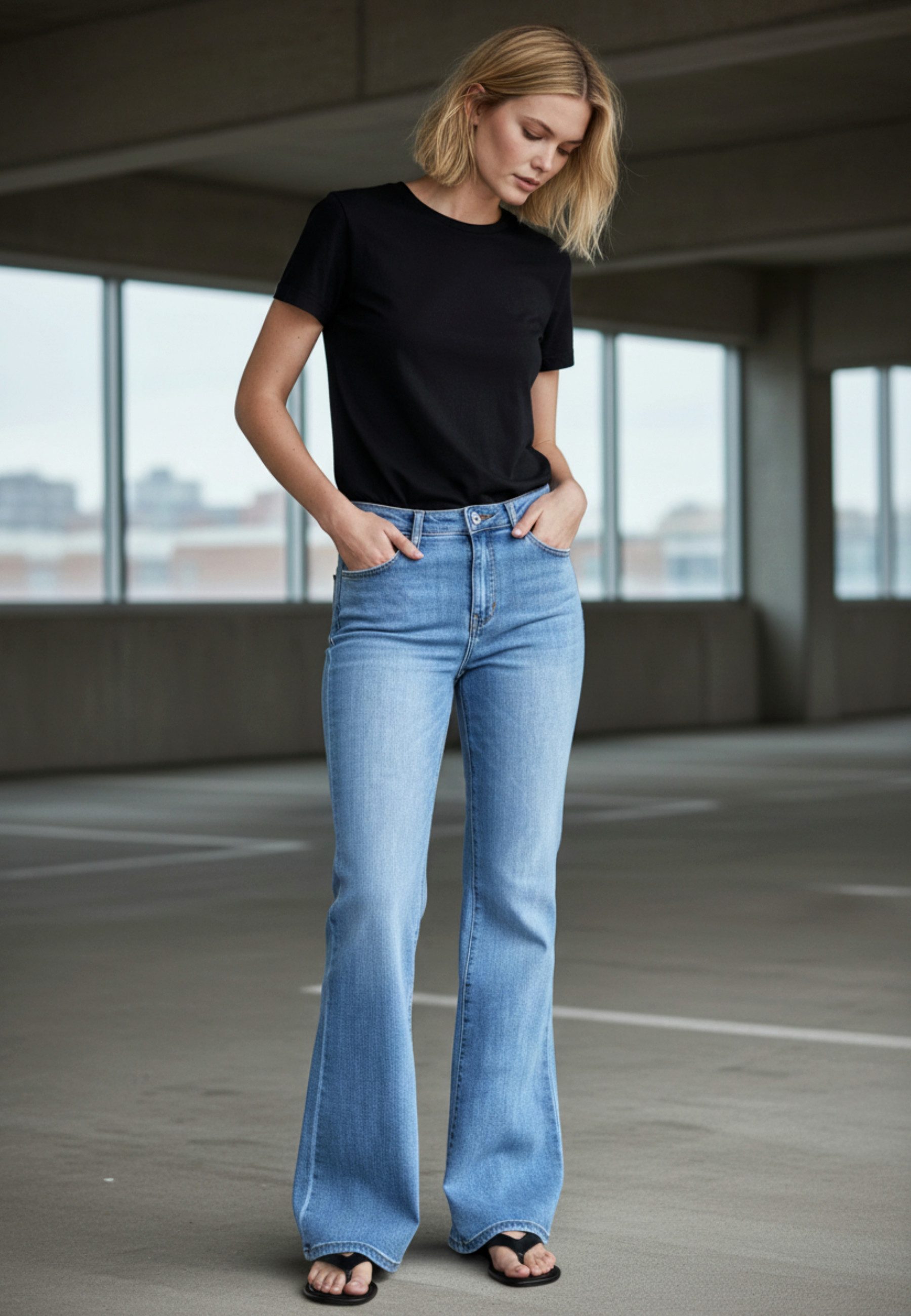 Andijamo-Fashion Schlagjeans RETRO GROOVE Stretch günstig online kaufen