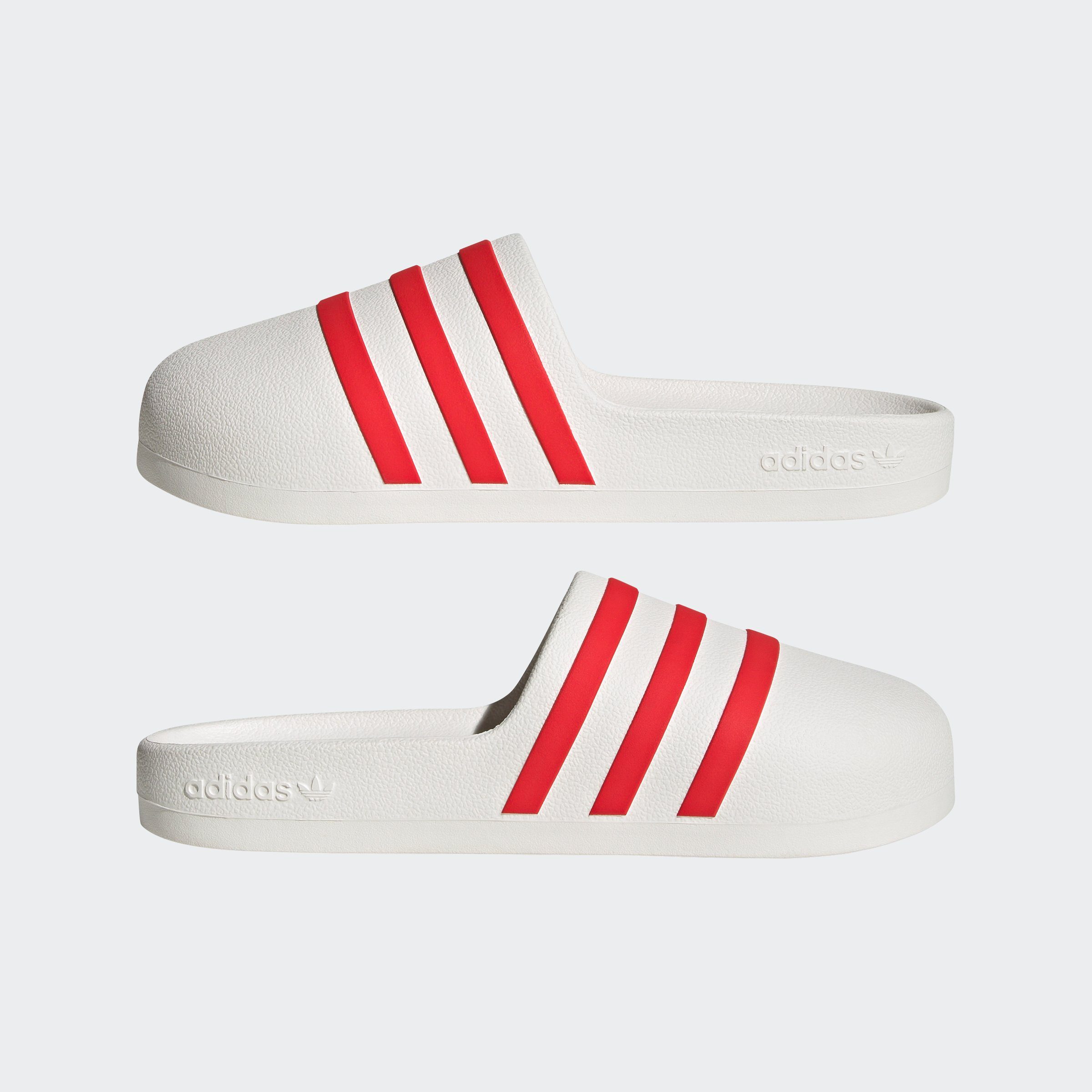 adidas Originals ADILETTE / White Off Badesandale Red / White Wonder