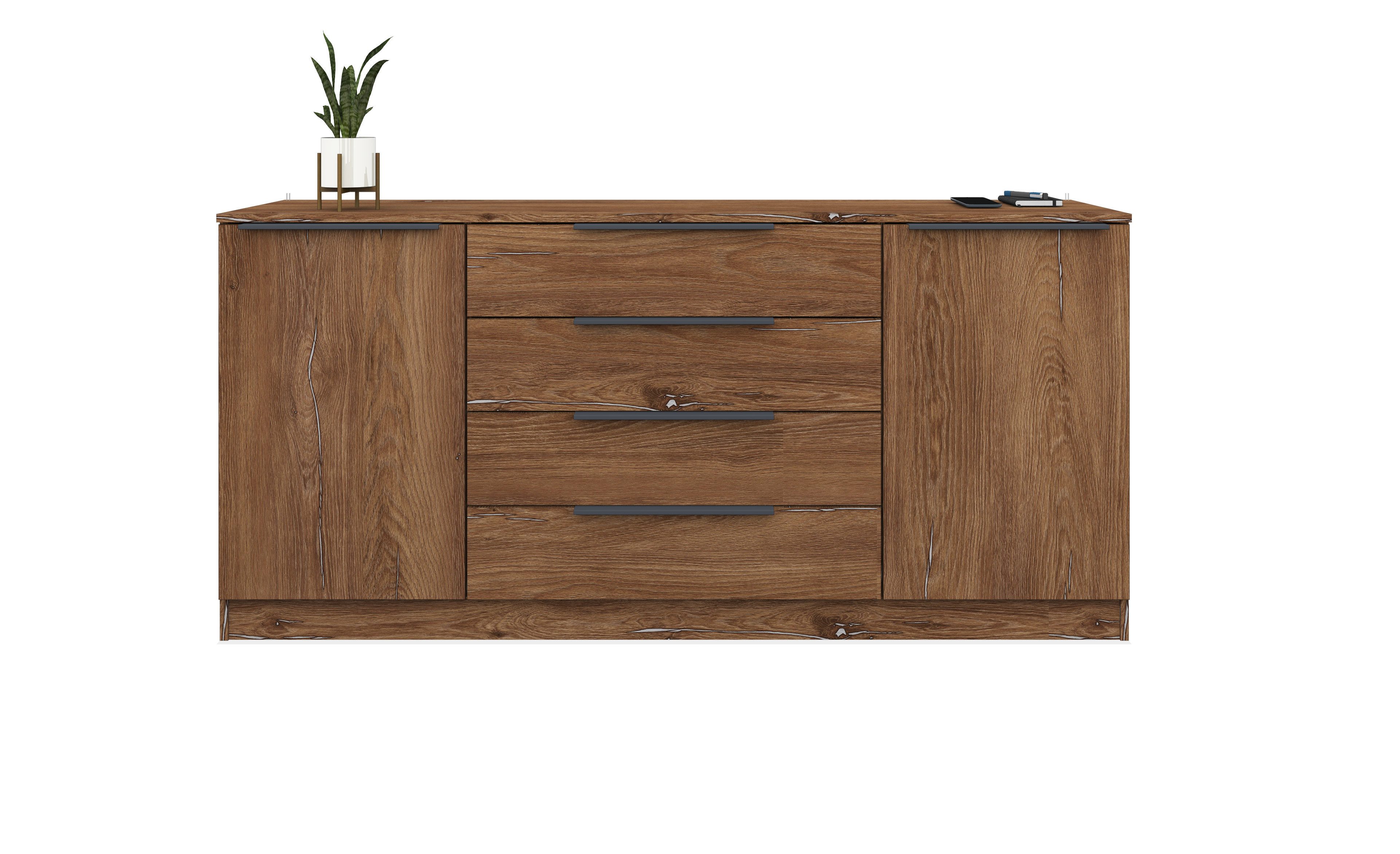borchardt Möbel Sideboard Vaia, Breite 166cm, günstig online kaufen