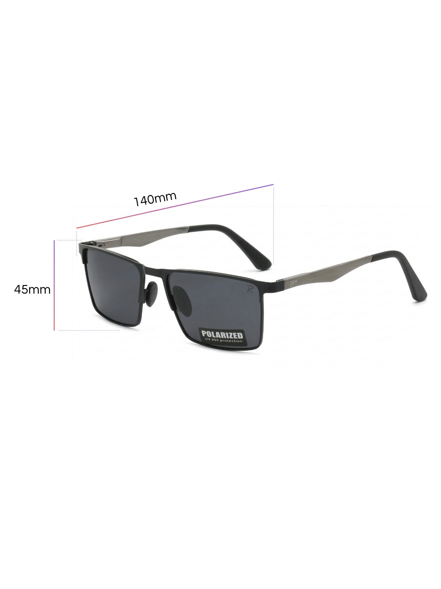 ANTALUX Sonnenbrille Polarisierte Sonnenbrille Stilvolles Design mit UV 400 Schutz Polarisierte Gläser, UV400 Schutz, Metallrahmen