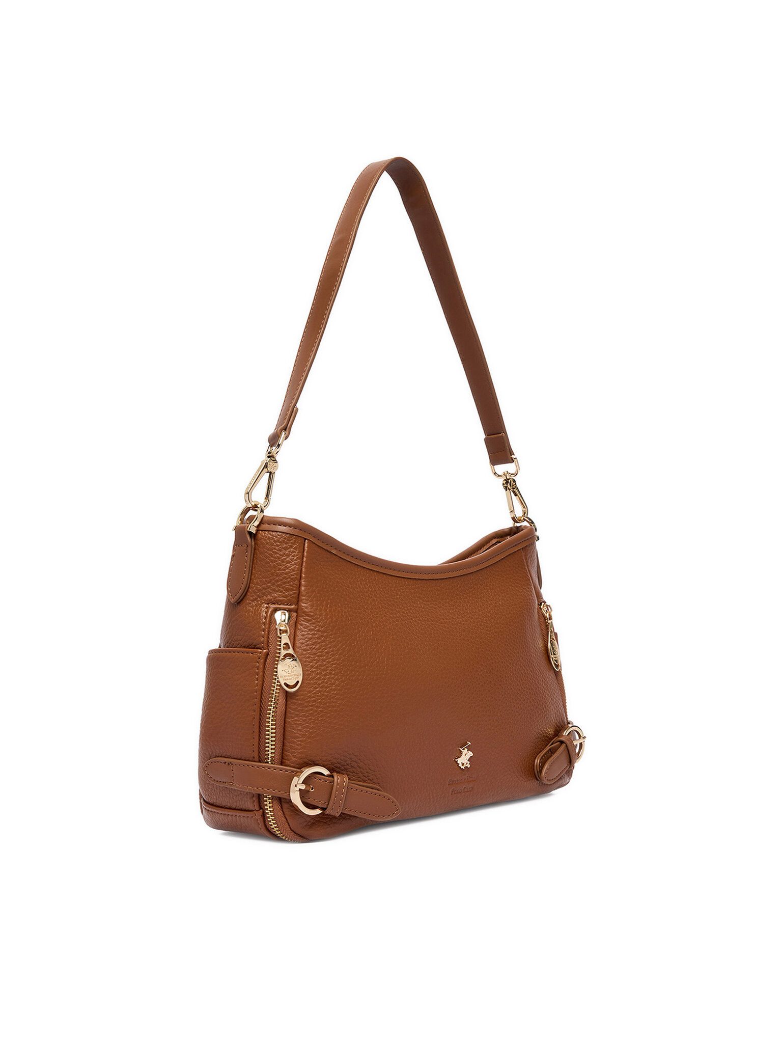 BEVERLY HILLS POLO CLUB Handtasche Beverly Hills Polo Club Damenhandtasche Braun BEVERLY HILLS POLO CLUB-