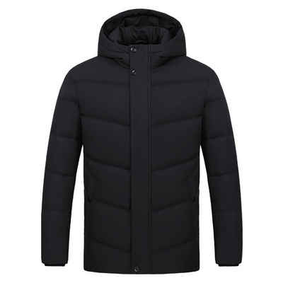 REDOM Funktionsweste Herren Damen Herrenjacke Winter Beheizbare Winterjacke Jacke + kapuze (für Outdoor Wandern Jagd Motorrad Camping Skifahren, Kapuzenjacke, Wärmemantel) Beheizte Herrenjacke, Mit Entendaunen