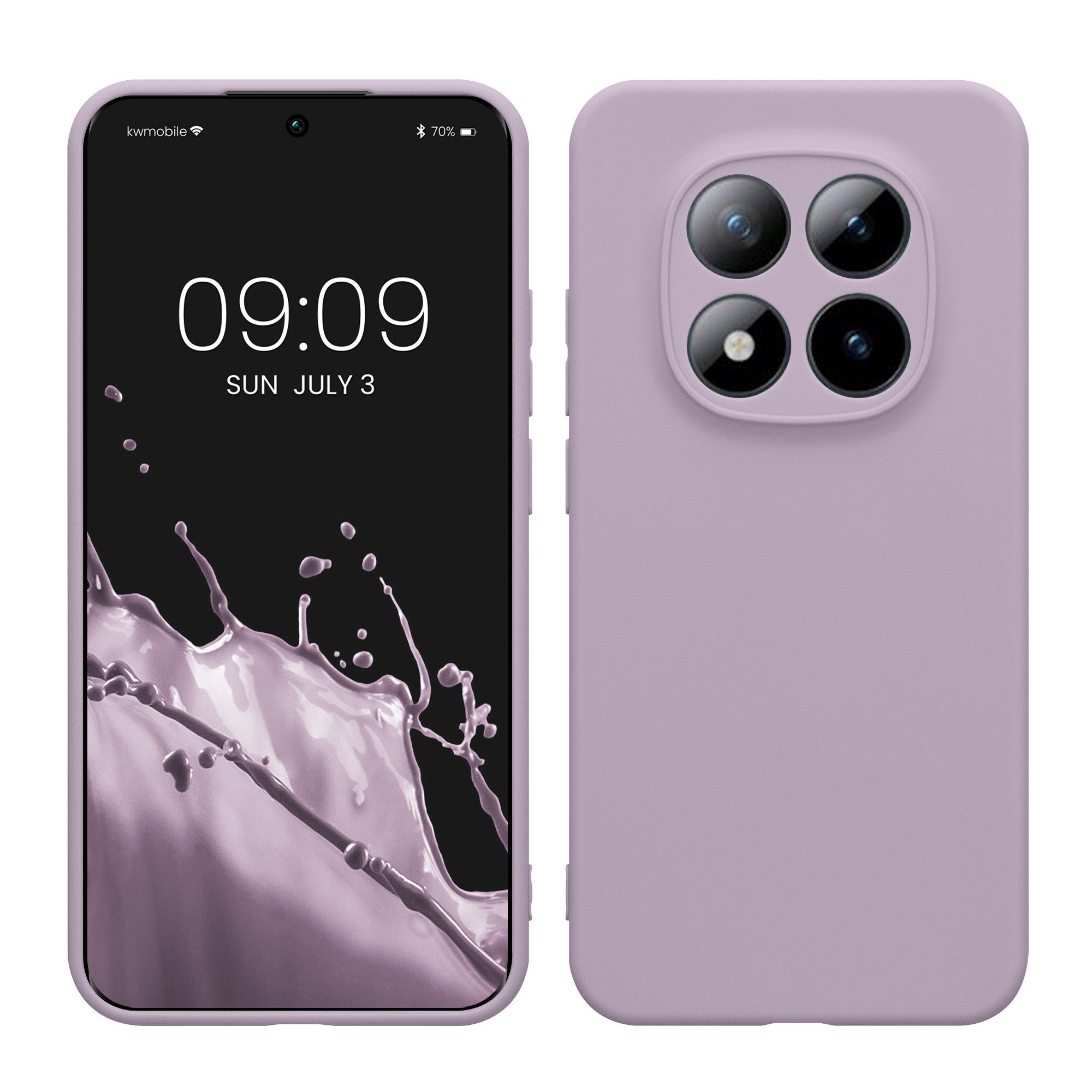 kwmobile Smartphone-Hülle Handyhülle für Xiaomi Redmi Note 15 Pro 5G Hülle, Weiches Handy Silikon Case - Schutzhülle Cover