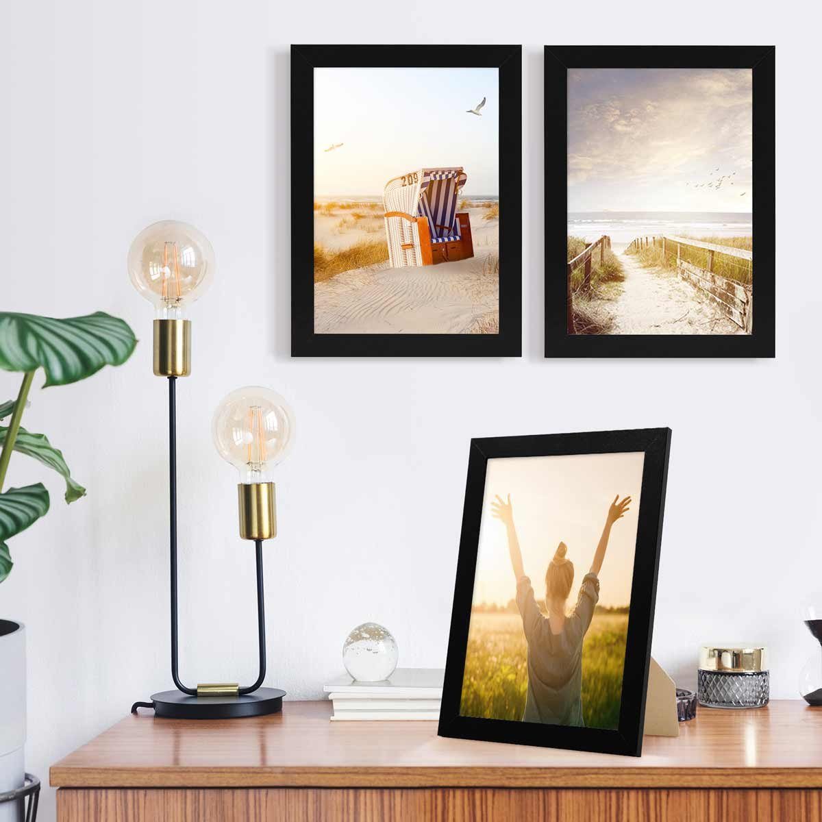 PHOTOLINI Bilderrahmen 3er Set breite Rahmen, günstig online kaufen