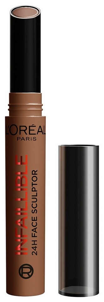 L'ORÉAL PARIS Contouring-Stick INFAILLIBLE 24H FACE SCULPTOR CONTOURING STICK, sorgt auch unterwegs für besonders schnelle Touch-ups