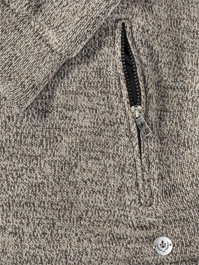 Franco Bettoni Strickfleecejacke Thermo-Effekt durch herllich weiches Fleece innen