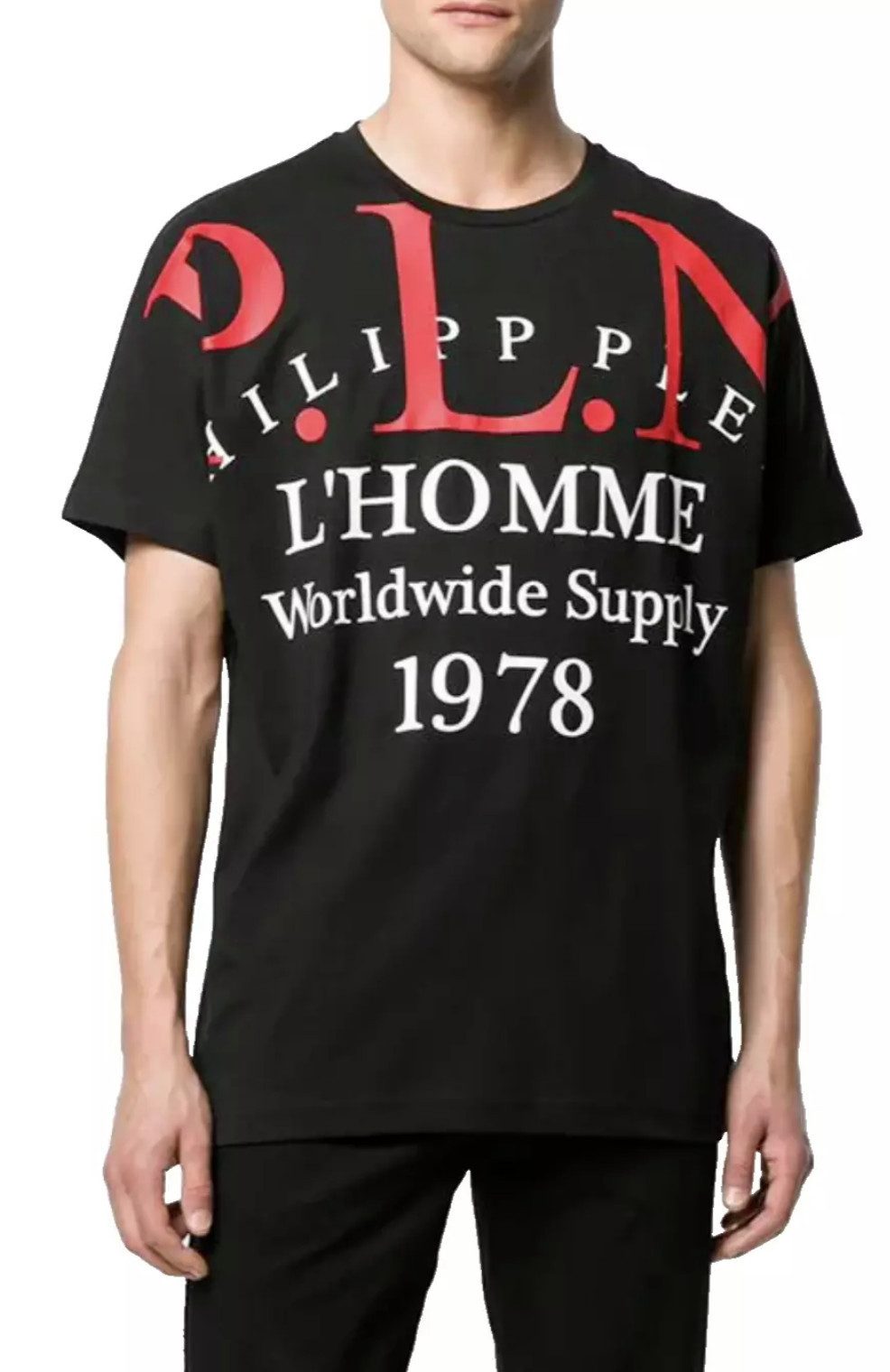 PHILIPP PLEIN T-Shirt Gold Cut P.L.N. günstig online kaufen