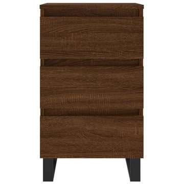 vidaXL Nachttisch Nachttisch Braun Eichen-Optik 40x35x69 cm Holzwerkstoff (1-St)