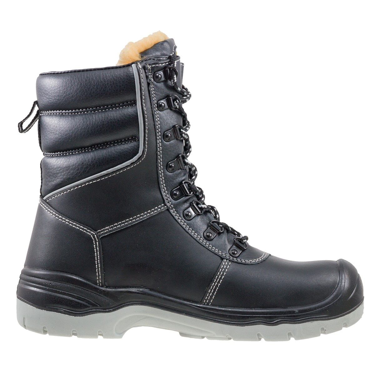Urgent Arbeitsstiefel Sicherheitsstiefel Winterstiefel Warme Arbeitsschuhe S3 Arbeitsschuh – Bild 4 von 5