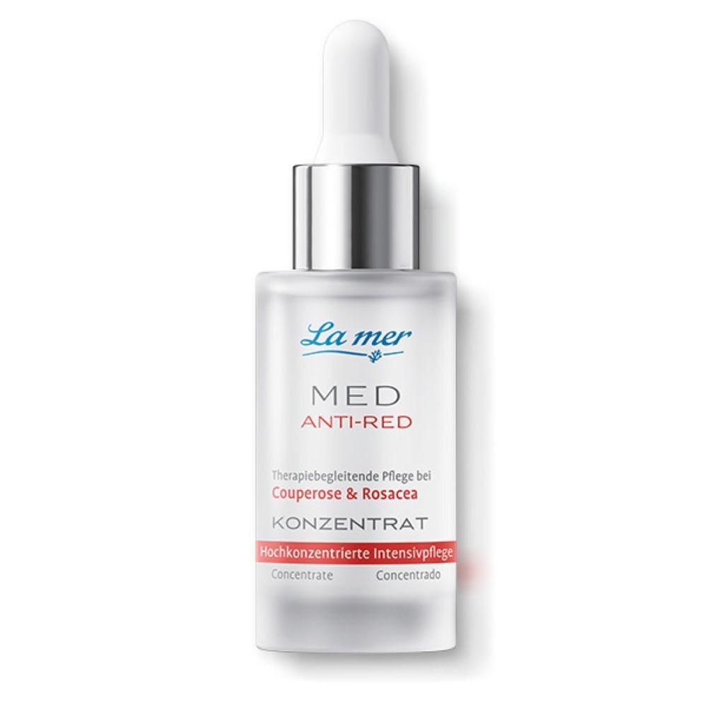 La mer Körperpflegemittel ANTI-RED Konzentrat – bei Rötungen, Couperose & Rosacea, Hochkonzentrierte Intensivpflege zur Minderung von Rötungen & Brennen