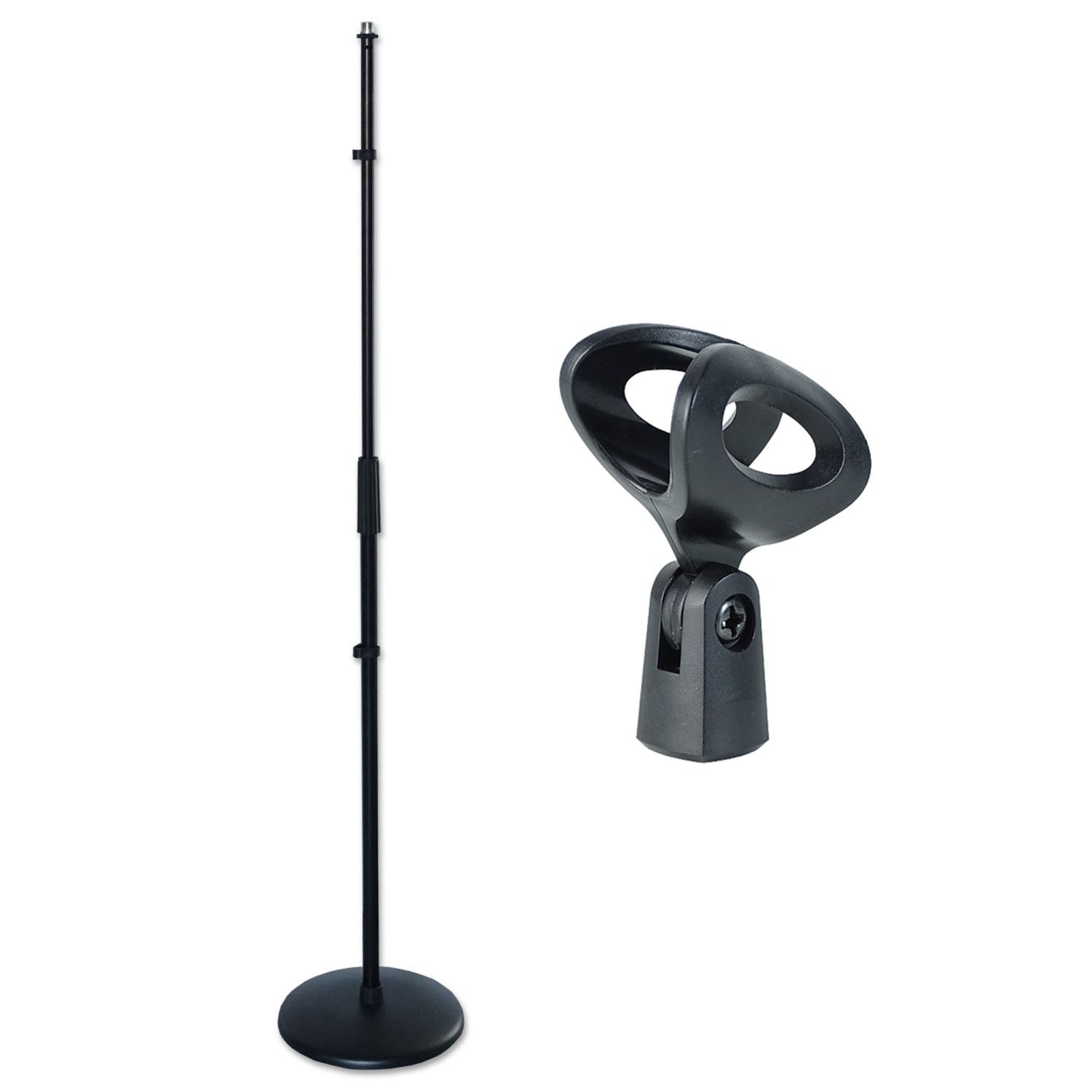 Mikrofonständer keepdrum Mikrofonständer MS015 gerades Stativ mit Mikrofonklammer