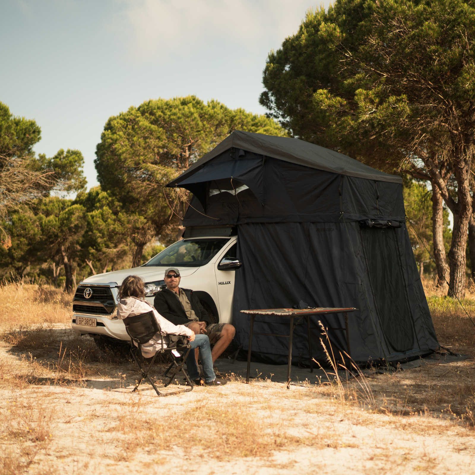 Prime Tech Dachzelt Extended Pro L, Personen: 3