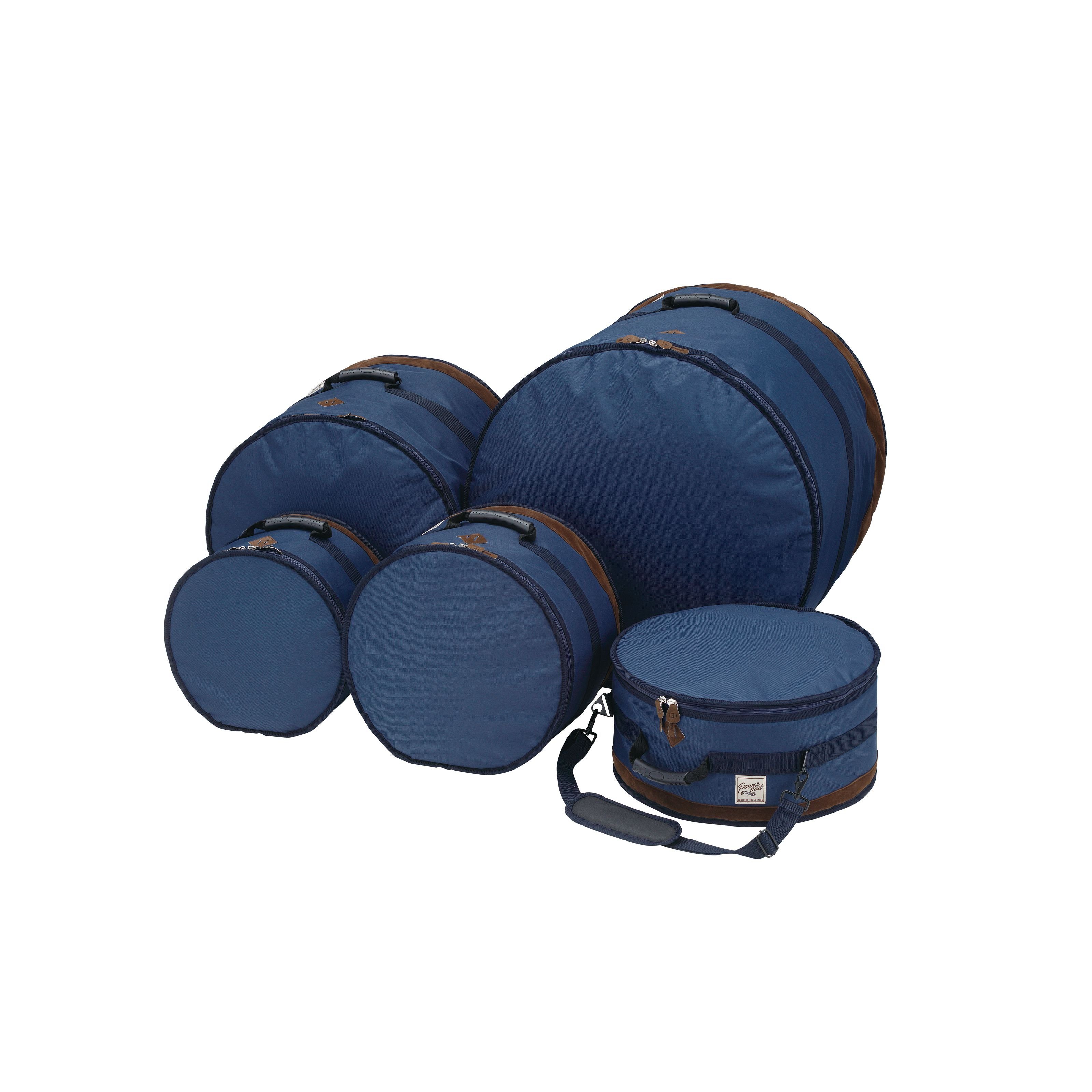 Tama Spielzeug-Musikinstrument, TDSS52KNB Powerpad Designer Bag Set Navy Blue - Drum Taschen Set