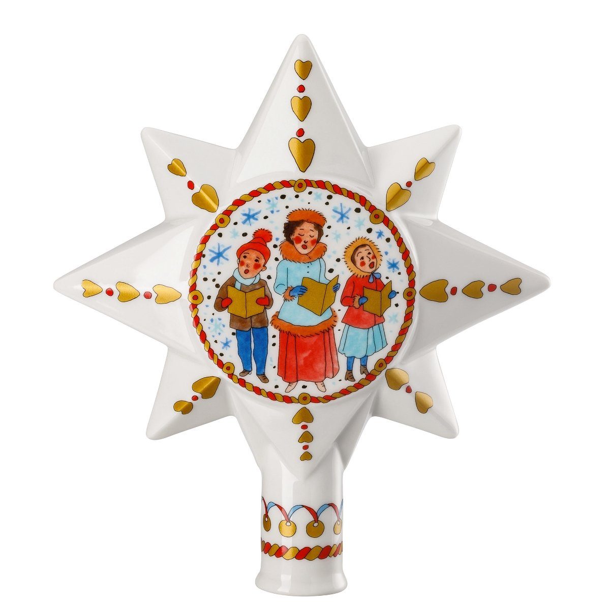Hutschenreuther Baumbehang Weihnachtsmarkt Christbaumspitze gross, Dekoartikel