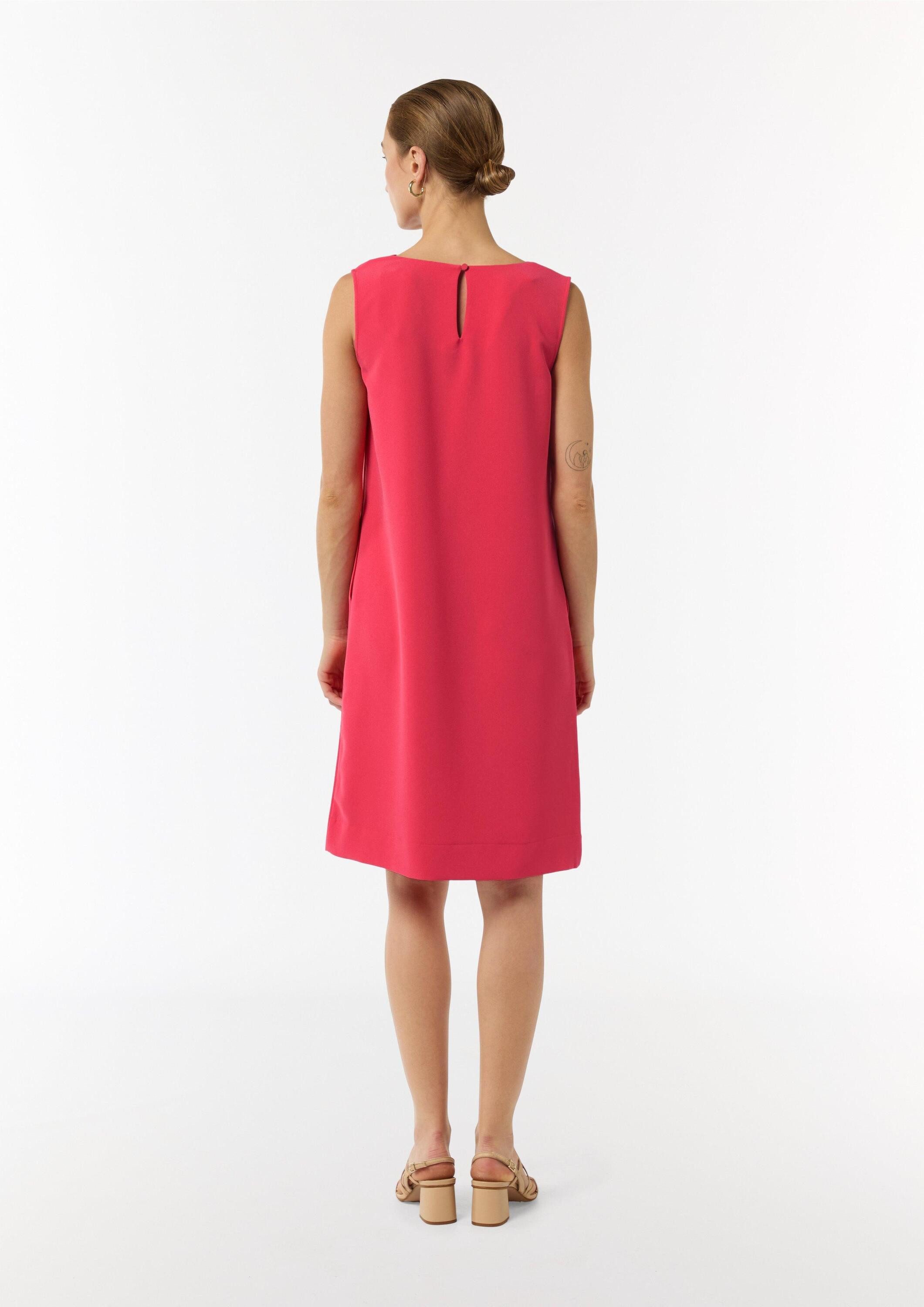 comma Minikleid Kleid Kurzes Kleid mit Crêpestruktur
