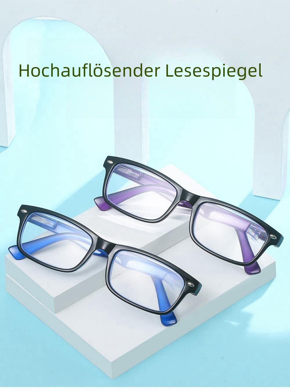 PACIEA Vollrandrahmen Schutz rot Blaulichtfilter Gaming Lesebrille Computer Anti-Müdigkeit