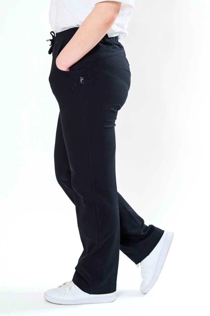 Authentic Klein Jerseyhose Bequeme Damen Jerseyhose - auch erhältlich in Kurz- u. Langgrößen Gummibund mit Kordel
