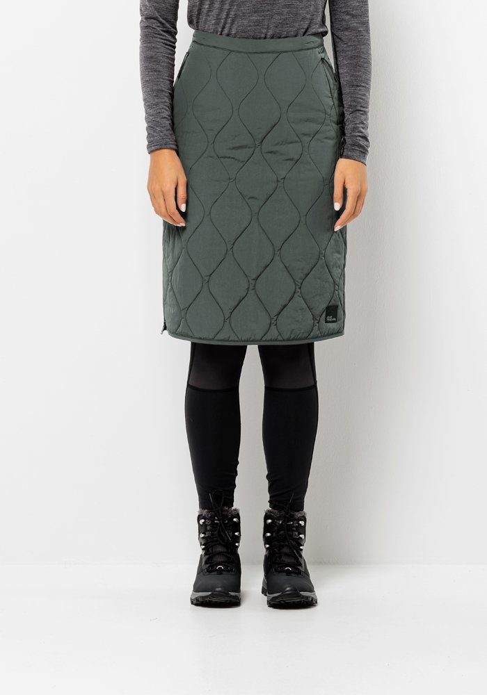 Jack Wolfskin W A-Linien-Rock WANDERMOOD slate-green SKIRT