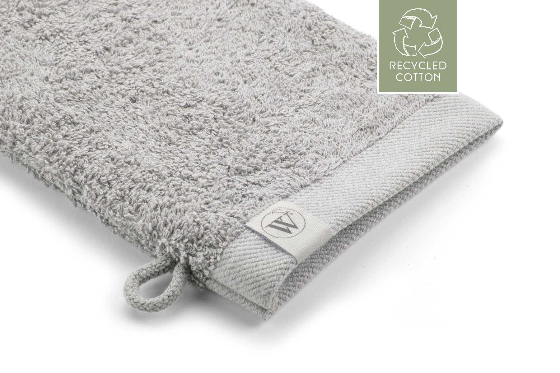 Cotton - 2x 16x21 Waschhandschuh Sand Baumwolle cm, Walra (1-St) Handtuch Remade