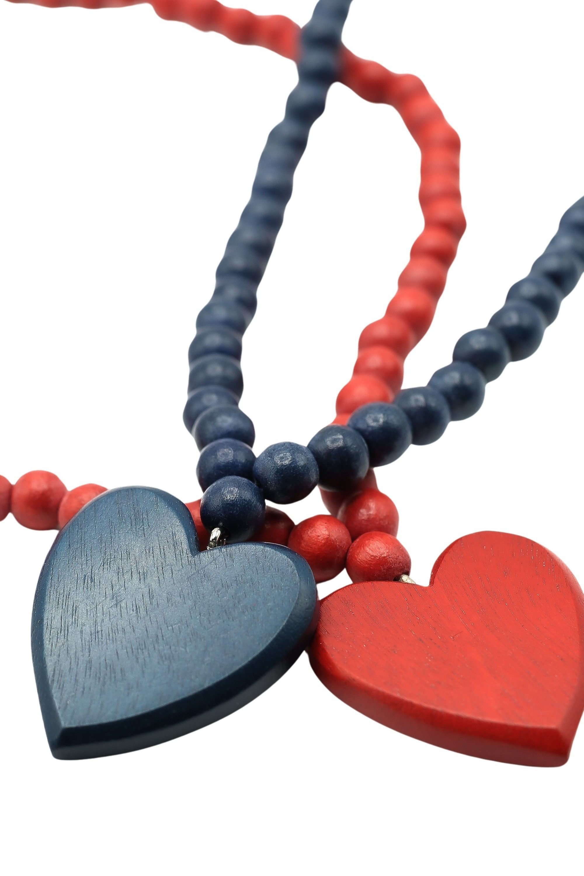 COLLEZIONE ALESSANDRO Lange Kette Dayita, aus kleinen Holzperlen gefädelt