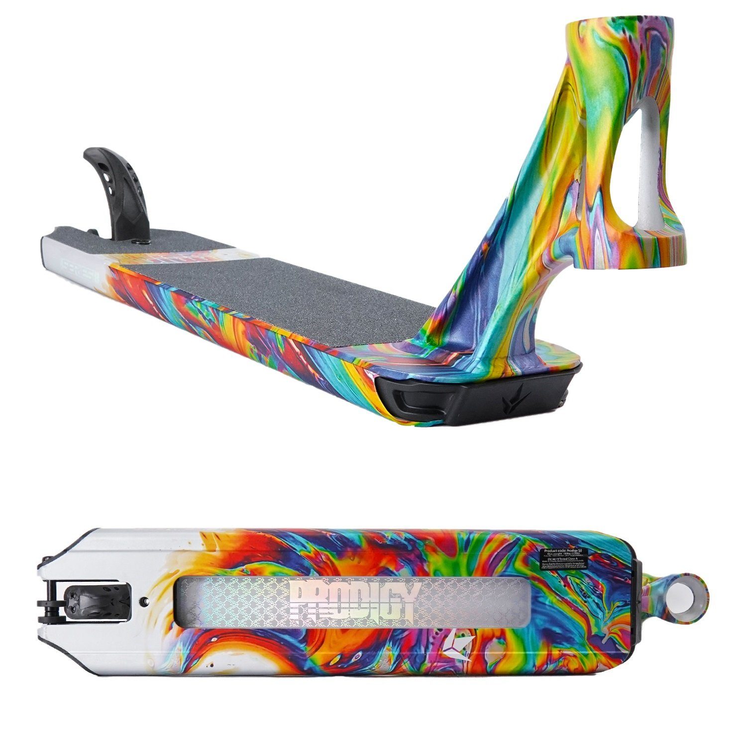 Blunt Stuntscooter Blunt Prodigy S8 StuntScooter Deck mit Griptape Swirl