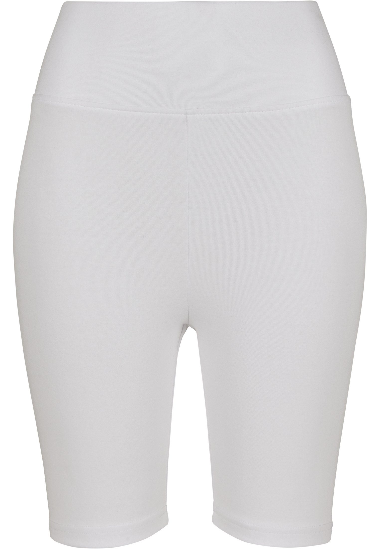 URBAN CLASSICS Stoffhose Damen Ladies (1-tlg) black-white Waist Shorts 2-Pack Cycle High